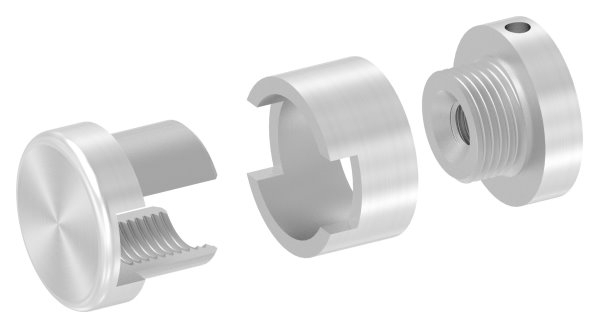 Support de base Brenk pour barres 12 x 12mm, V2A