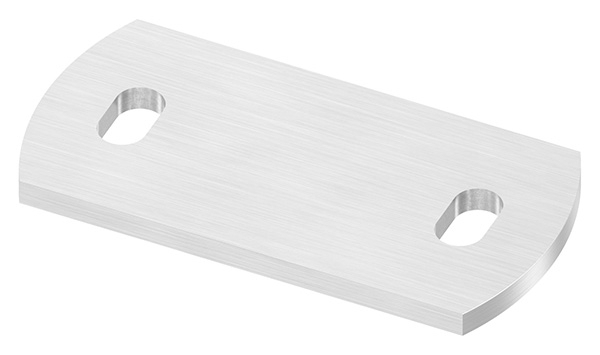 Plaque d'ancrage | dimensions : 120 x 60 x 6 mm | avec trou oblong | V2A