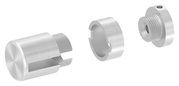 Support de base Brenk pour barres plates 30 x 6mm, ALU