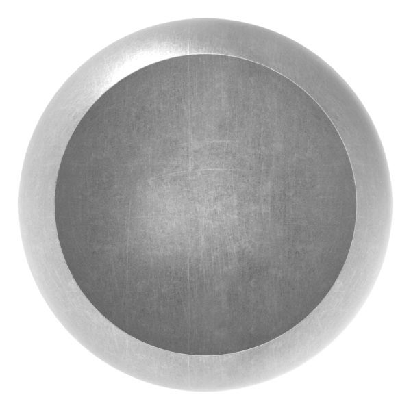 Boule d'extrémité Ø 60 mm | pour Ø 48.3 mm| Acier S235JR, brut