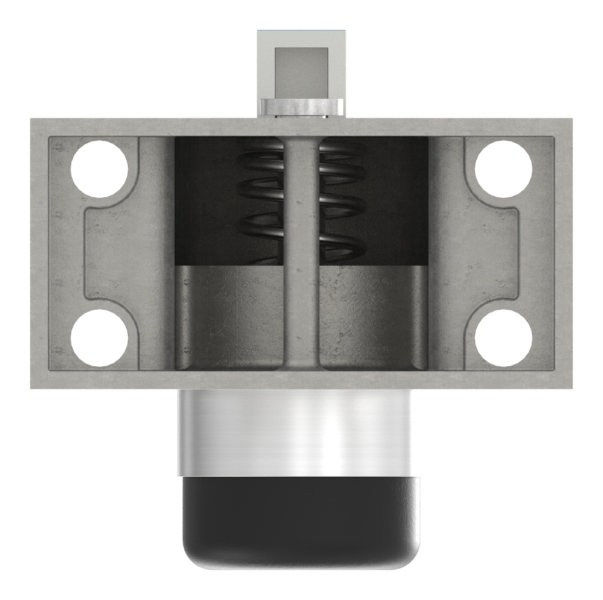 Support de porte en aluminium