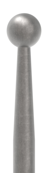 Tige de clôture | Longueur : 520 mm | Matériau Ø 12 mm Boule Ø 19 mm | Acier S235JR, brut