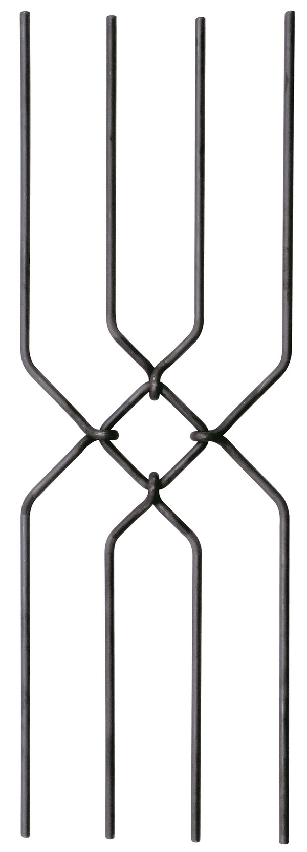 Ornement central 12 mm ; longueur 1000 mm ; largeur 334 mm