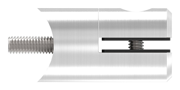 Support de tôle Ø 25 mm V2A pour connexion Ø 33,7 mm