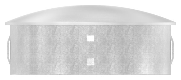 Bouchon légèrement bombé pour Ø 101,6x2,0-2,6 mm coulé V4A