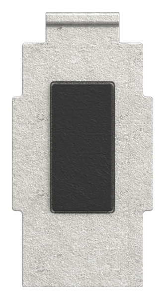 1 base de sécurité pour pince à verre 63x45x30 mm AbZ V2A