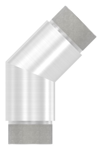 Coude d'angle 135°, pour tube rond Ø 42.4x2.6 mm V2A