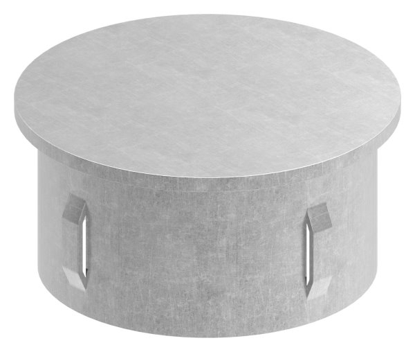 Bouchon en acier plat | pour tube rond Ø 60.3x2.5-2.9 mm | acier S235JR, brut
