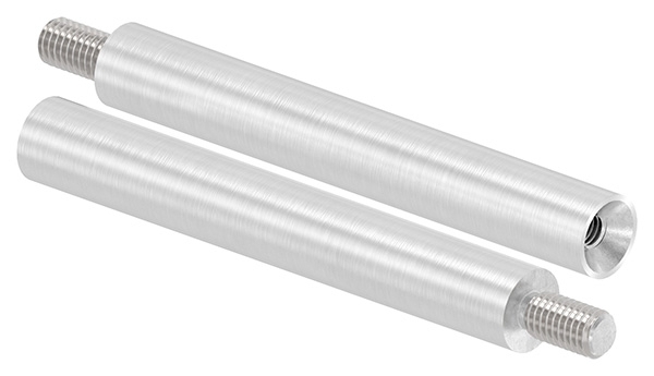 Broche - Dimensions : 100x14 mm | avec filetage mâle et femelle | V2A