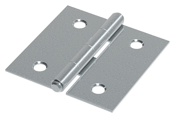 Charnière 40 x 40mm avec axe fixe
