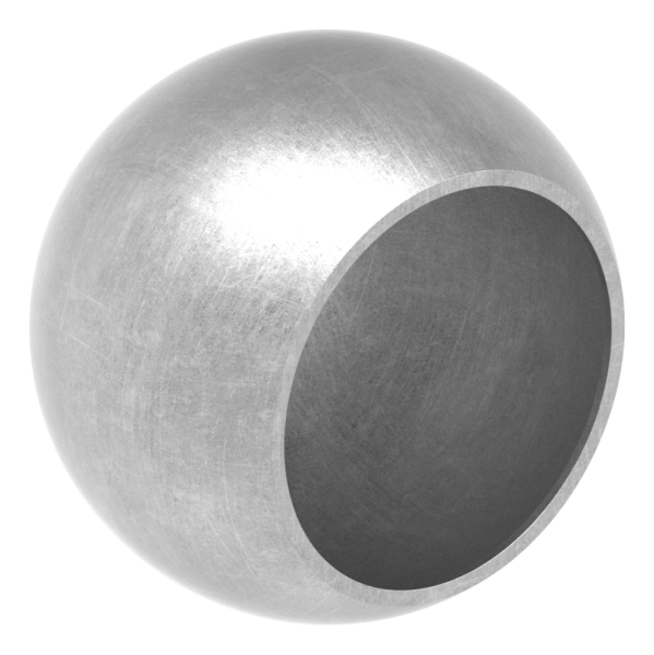Boule d'extrémité Ø 60 mm | pour Ø 42.4 mm | acier S235JR, brut