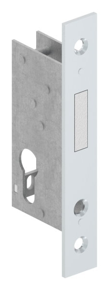 Serrure à pêne dormant à cadre tubulaire, distance d'encastrement 35 mm