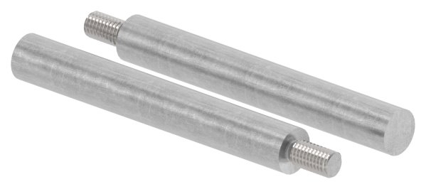 Goupille en acier | avec filetage M8 | dimensions : 100x14 mm | acier (brut) S235JR